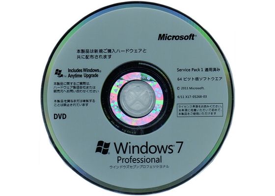 China Echte Windows 7-Pro Pack 64Bit Soem-System-volle Versions-Software fournisseur