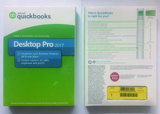 China Medien Geschäftsbuchhaltungs-Software QuickBooks-Desktop-2017 DVD fournisseur
