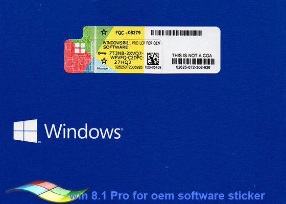 China Echtes Microsoft Windows 8,1 Betriebssystem für COA-Aufkleber fournisseur