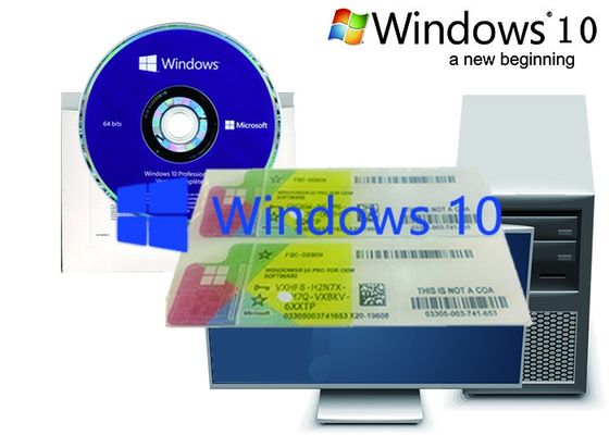 China Ausgangs-Windows 10 nagelneuer Soem-Satz, optionale Vorlage des Sprachcomputer-100% fournisseur