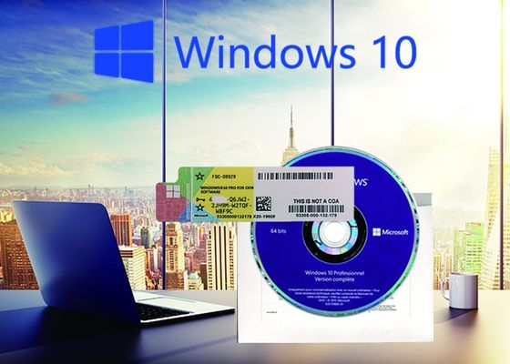China Volle Version Windows 10 Pro-echte Systeme des COA-Aufkleber-Produkt-Schlüssel-64Bit fournisseur