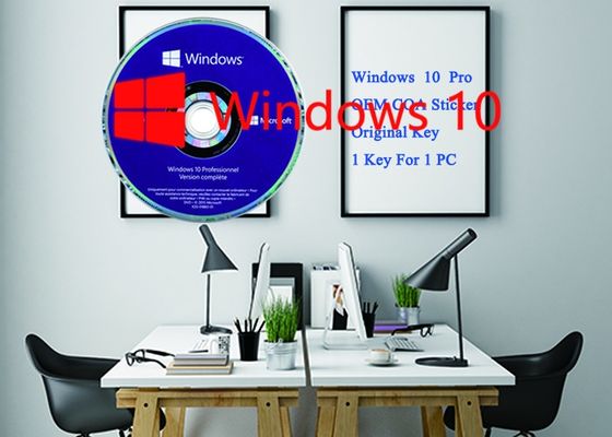 China Microsoft gewinnen Proschlüssel-Software-Aufkleber 64bit des produkt-10 DVD- + Soemschlüsselaktivierung online, Microsoft Windows 10 Pro-DVD fournisseur