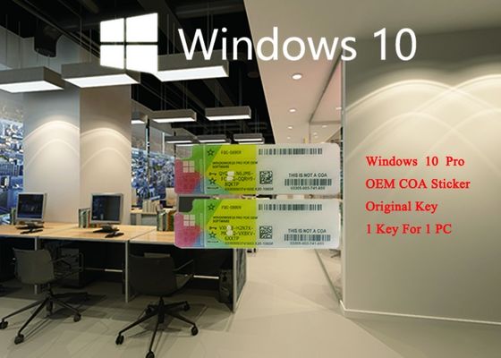 China ITALIENER Windows 10 Procoa-Aufkleber-on-line-Aktivierung echtes kundengerechtes FQC italienischsprachig fournisseur