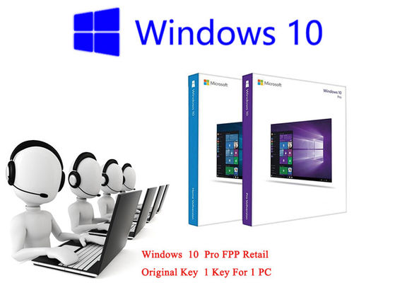 China Windows 10 Haupt-FPP-Abkommen 32-Bit/64-Bit-Kleinkasten-ursprünglicher Schlüssel für Computer fournisseur
