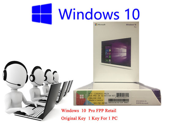 China 32bit/64bit Windows 10 FPP verkaufen Kasten USB-on-line-Aktivierung koreanischen internationalen PC-3,0 im Einzelhandel fournisseur