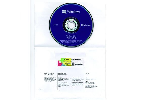 China Multi Pro-64bit Dvd Soem-Aufkleber DVD Sprach-MS- Windows10 für Geschäft fournisseur