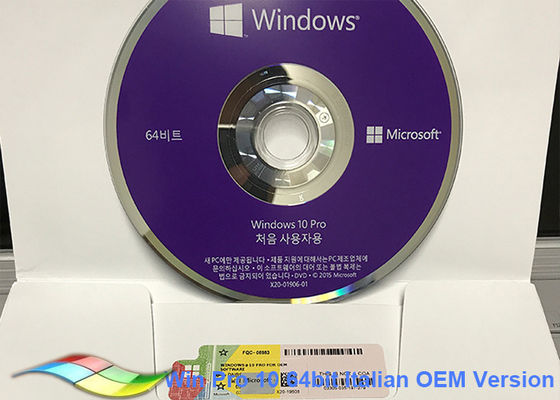 China Korea Windows 10 Pro-Soem-Aufkleber/Microsoft Windows-Software Mitgliedstaat-Partner fournisseur