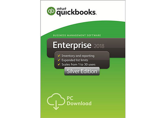 China Silbernes Ausgabe QuickBooks-Desktop Accouting-Software PC Download 2017 fournisseur
