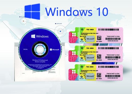 China Windows 10 Proechte on-line-Aktivierungs-Schlüsselcode-mehrsprachige Sprache des produkt-Schlüssel-32/64bit fournisseur