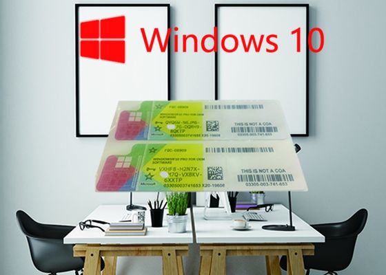 China Windows-Produkt-Schlüssel-Aufkleber-Gewinn 10 Pro-COA X20 100% aktivieren Lizenz-online Schlüsselcode Soem-32/64bit fournisseur