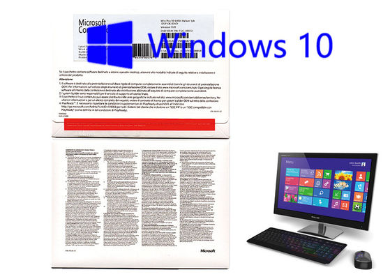 China Microsoft Windows 10 Pro-unbenutzte italienischsprachige nagelneue Schlüsselaktivierungs-on-line-Software Soems fournisseur